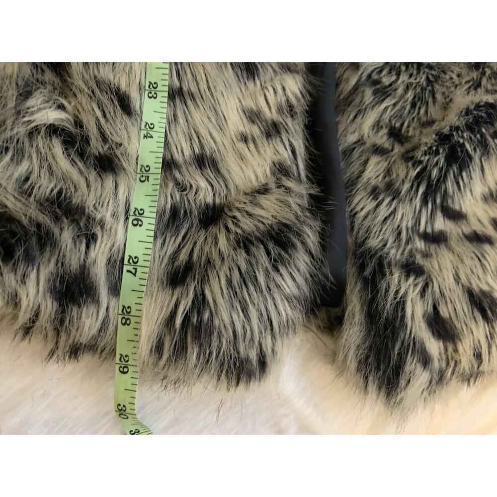 Al­ice + Olivia Animal Print Faux Fur Vest Size Small - Picture 6 of 6